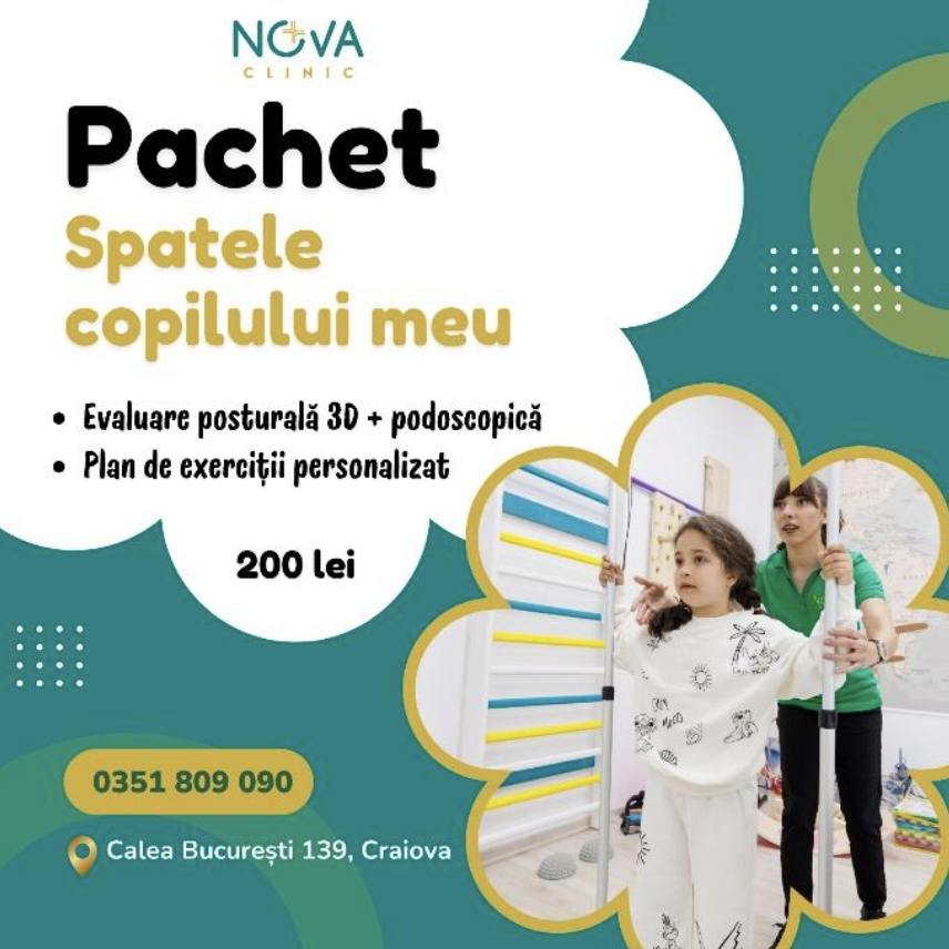 Pachet „Spatele copilului meu”